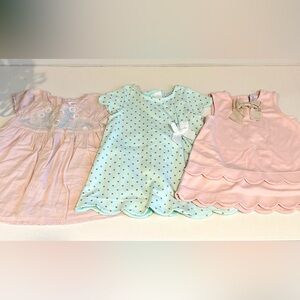 Toddler Girls Dressy Tops Bundle 3T Pink Mint Spring Easter